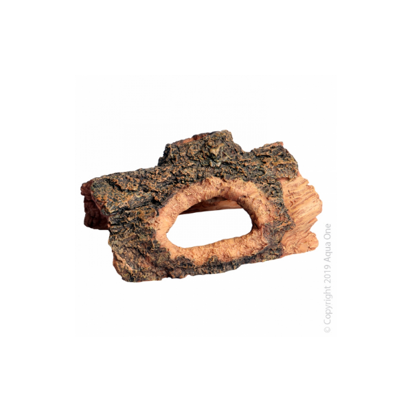 Aqua One Half Log Ornament