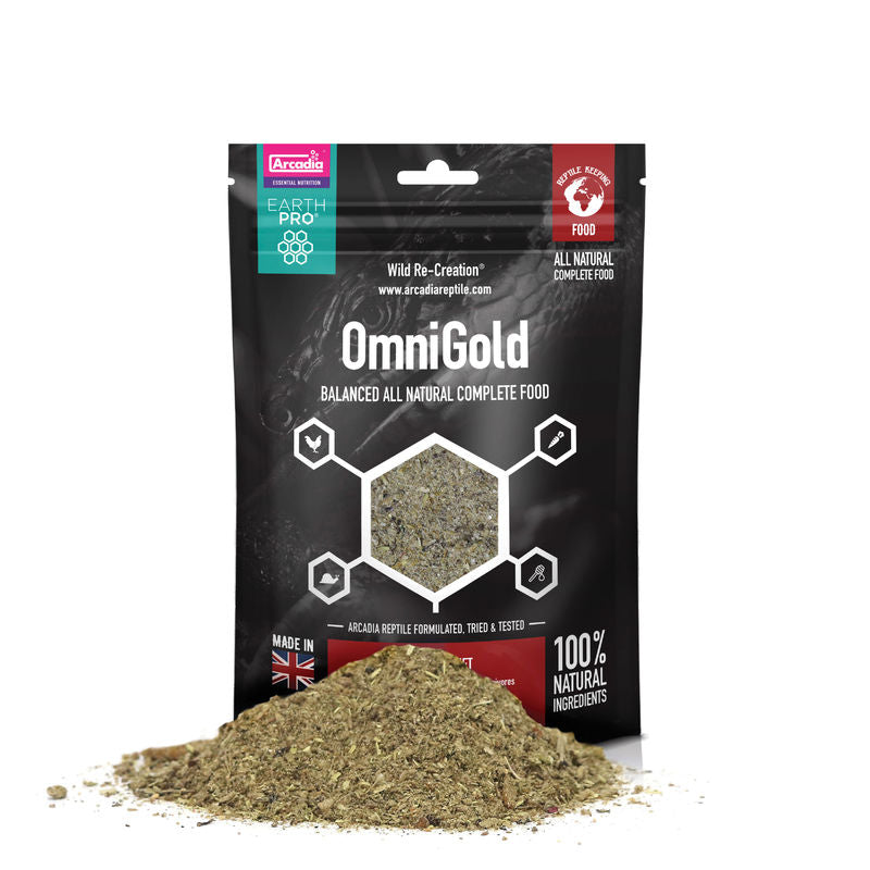 Arcadia EarthPro OmniGold Blue Tongue Skink Food New Zealand Online Wilderness Woodend. Best Lizard Food