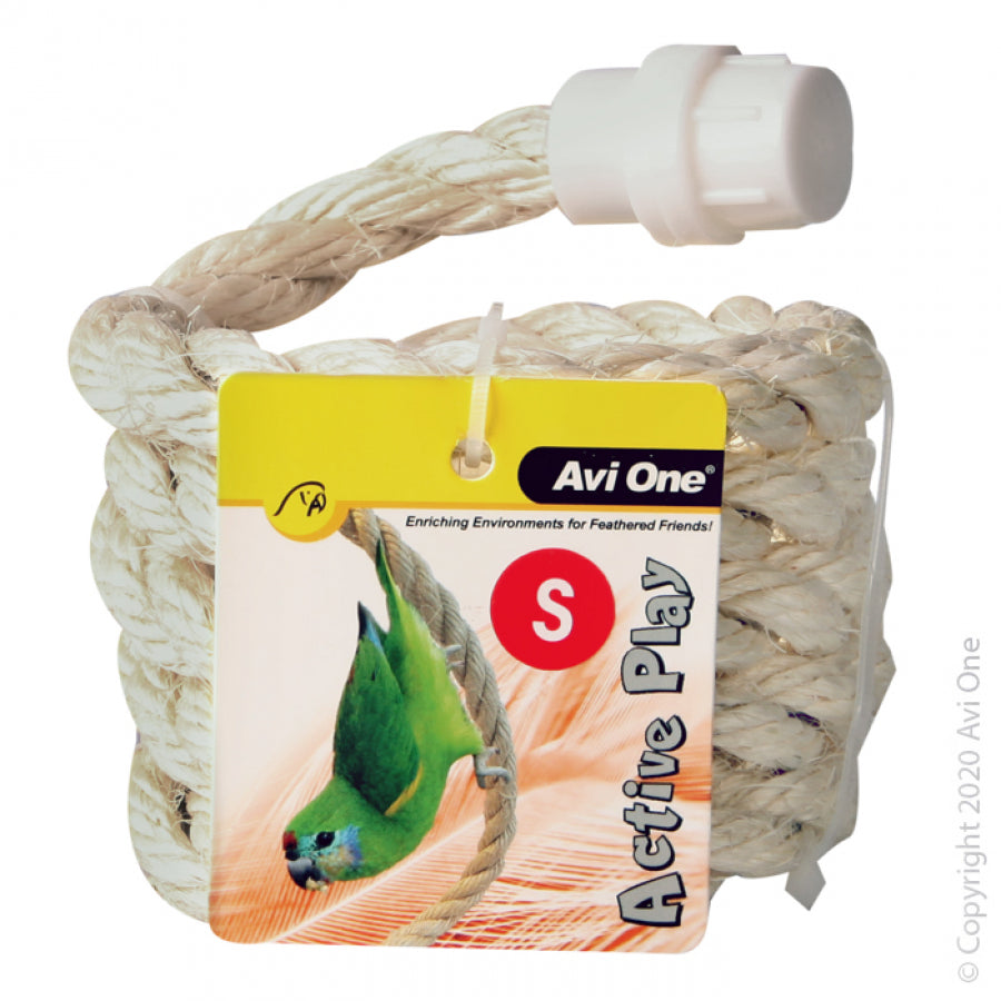 Natural Rope Bird Toys NZ Wilderness Woodend Best Bird Supplies