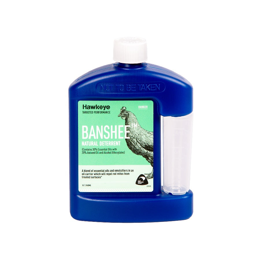Banshee Red Mite Chicken Poultry Treatments Wilderness Woodend Christchurch chook Manor
