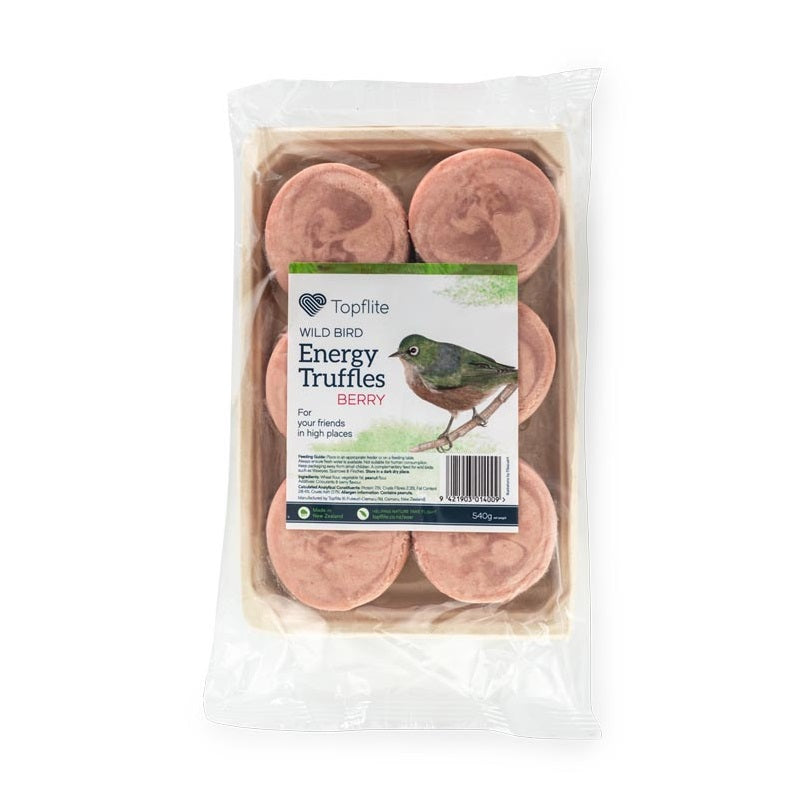 Topflite Berry Wildbird Truffles 6 Pack Wilderness Woodend Wild Bird Supplies NZ