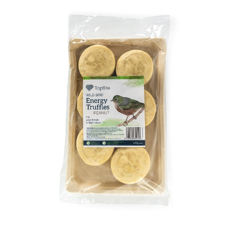 Topflite Peanut Wildbird Truffles 6 Pack Wilderness Woodend Wild Bird Supplies NZ