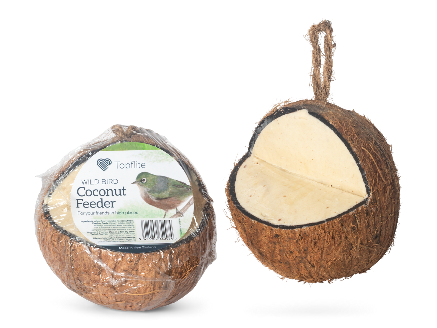 Topflite Wild Bird Coconut Feeder