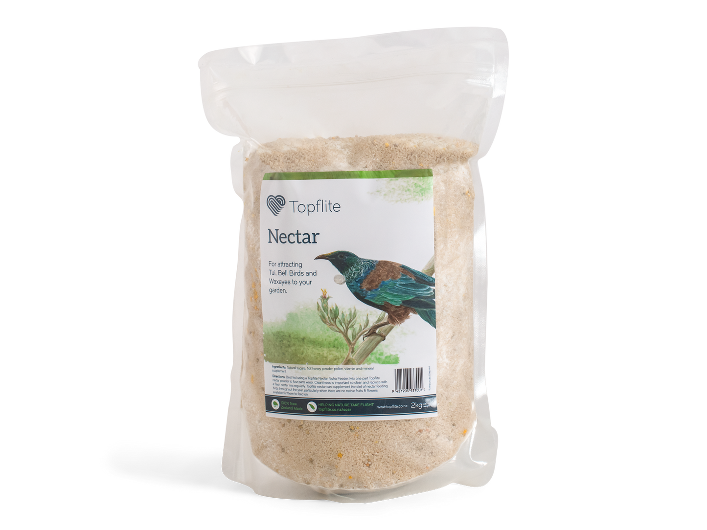 Topflite Wildbird Nectar Online Pet Supplies Wildbird NZ Wilderness Woodend Wild Bird Nectar 2kg