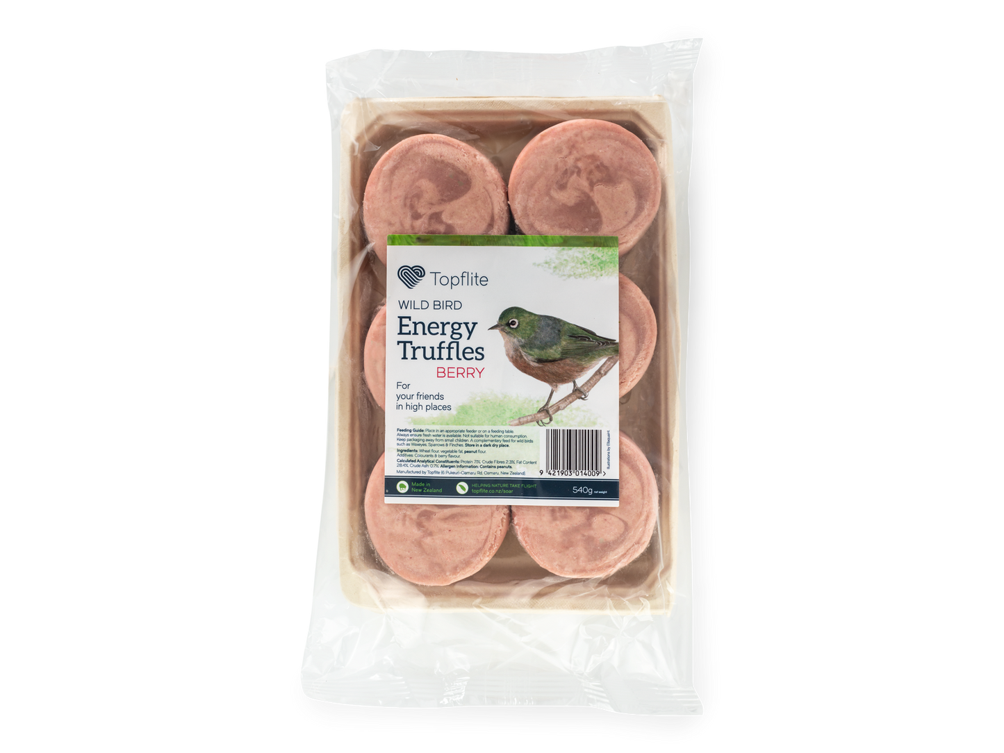 Topflite Wild Bird Energy Truffles - 540g Berry