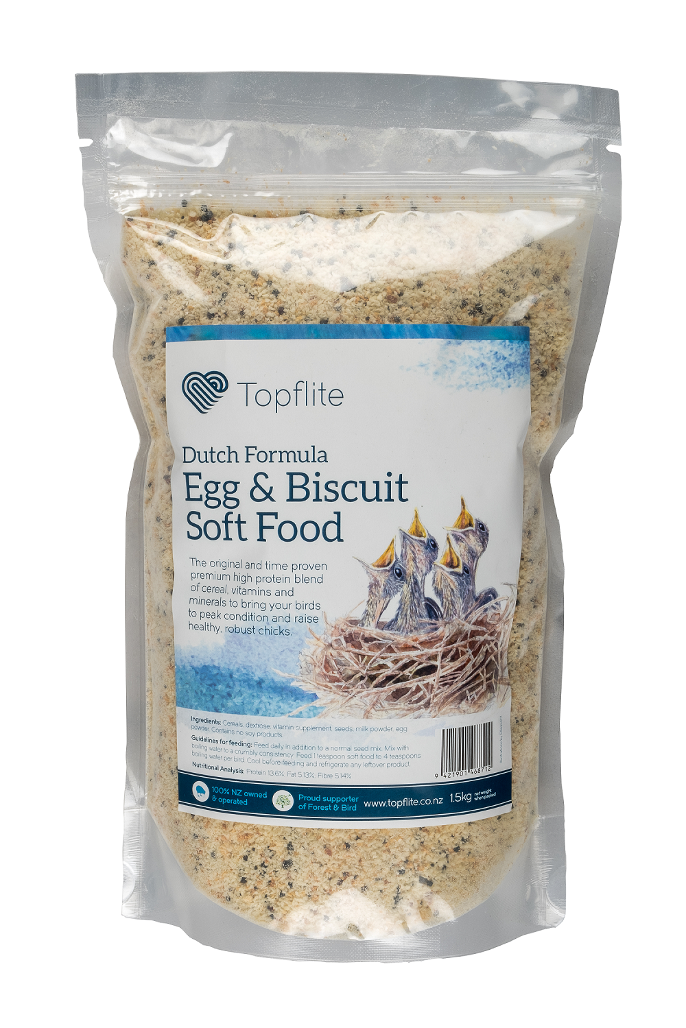 Bird Rearing Feeds NZ | Topflite Egg & Biscuit | Kaytee Hand Rearing ...