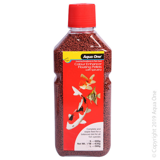 Aqua One Pond Food Colour Enhancing Fish Food Wilderness Woodend Christchurch Pond Supplies