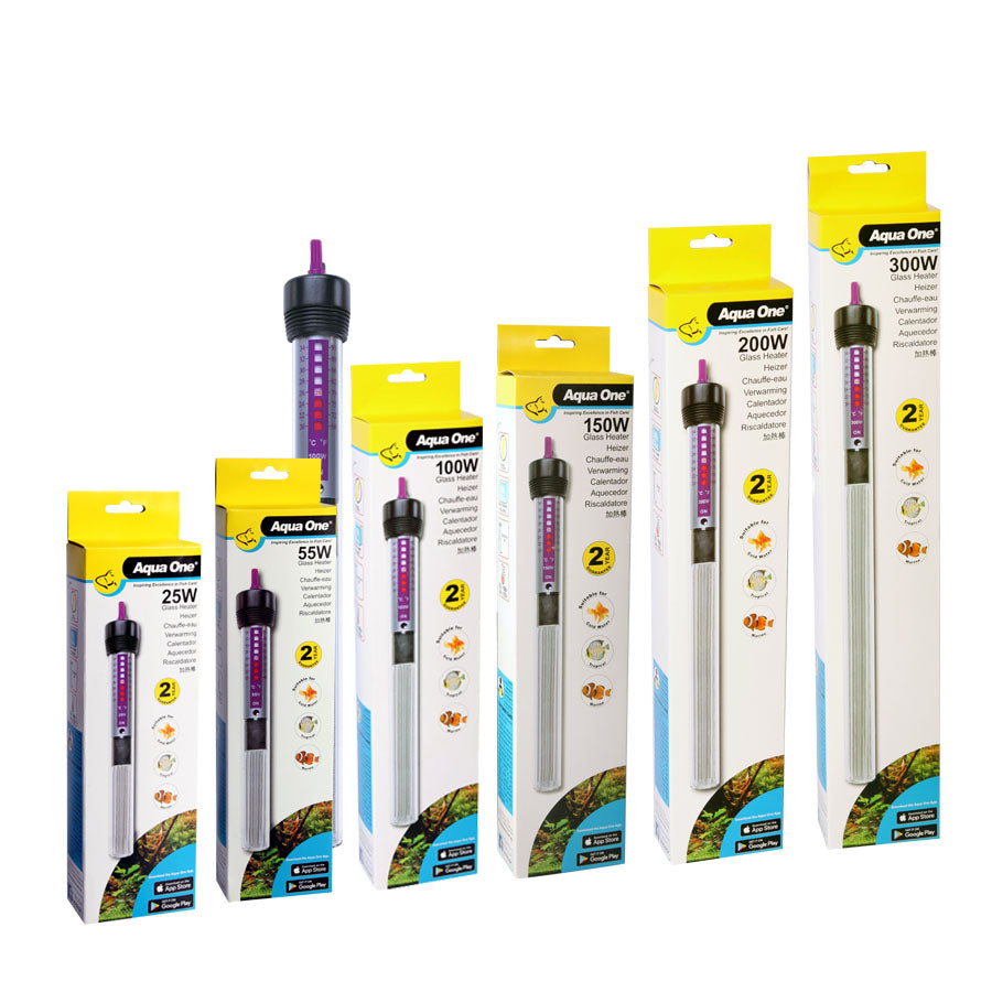Aqua One Glass Aquarium Turtle Heater