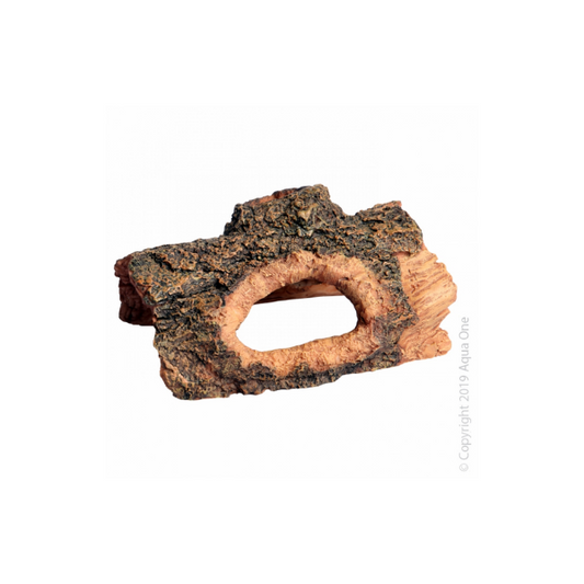 Aqua One Half Log Ornament