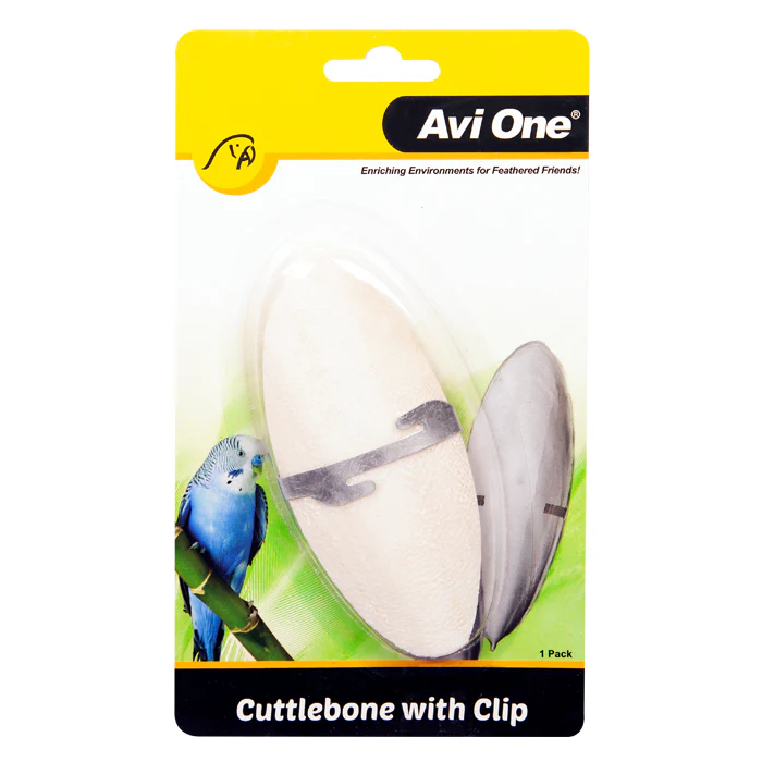 Avi One Cuttlefish Bone With Clip