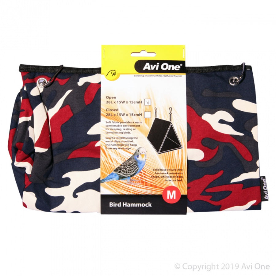 Avi One Bird Snuggle Hut Hammock Wilderness Woodend Medium Parrot Toys Christchurch