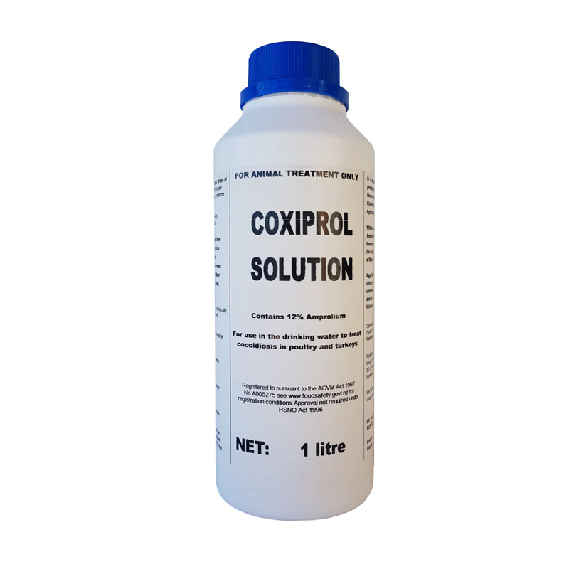Coxiprol New Zealand Poultry treatment Wilderness Woodend