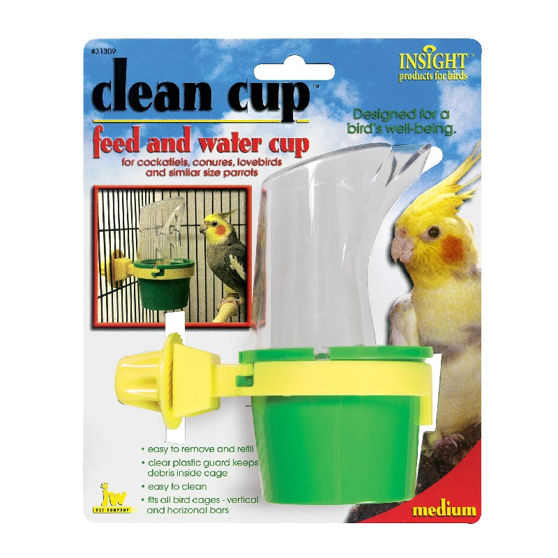 JW Insight Clean Cup Bird Wataer Feeder Nz Quality Bird Supplies Christchurch Online Wilderness Woodend Canary Cockatiel Budgie Seed 