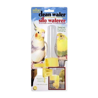 JW Insight Clean Water Silo Bird Drinker  Nz Pet Supplies Parrot Feeders Wilderness Woodend Christchurch