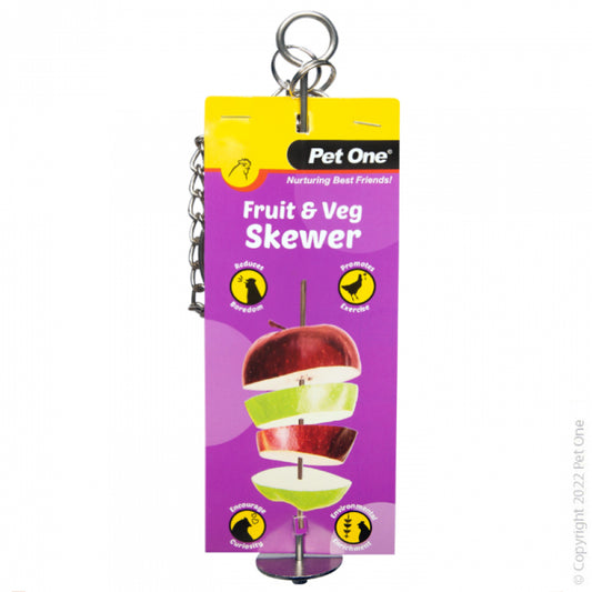Pet One Avi One Fruit Skewer Vege Chickien Chook Poultry Food Feed Wilderness Woodend Christchurch