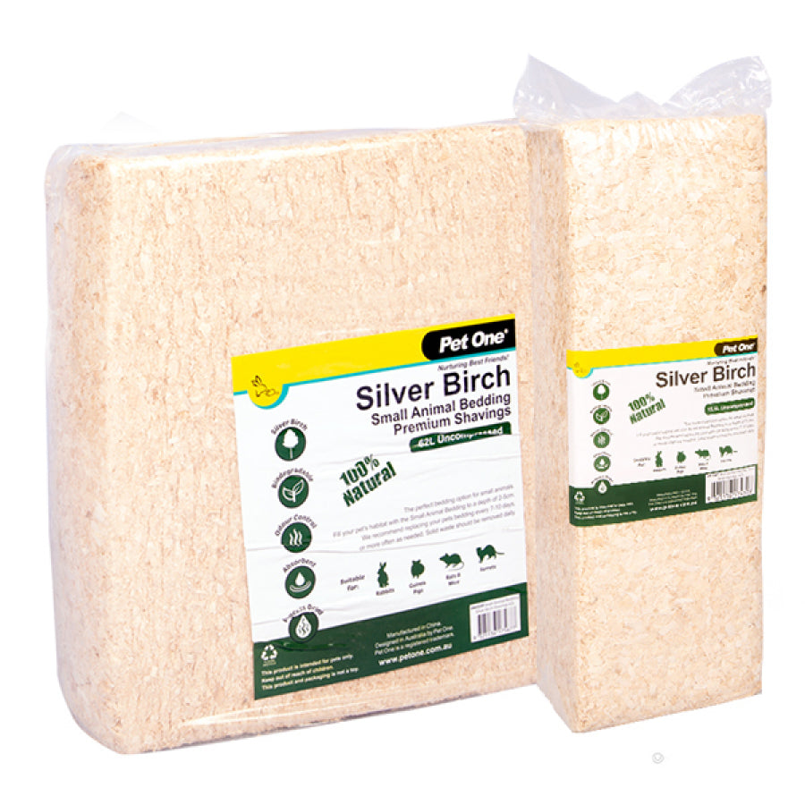 Pet One Silver Birch Premium Shavings