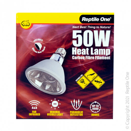 Reptile One Heat Lamp - Carbon Fibre