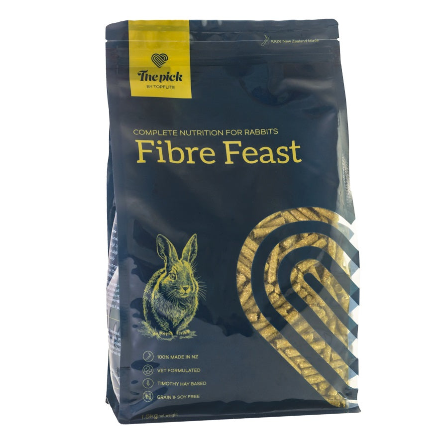 Topflite The Pick Fibre Feast Rabbit Pellets 1.5kg – Wilderness Woodend