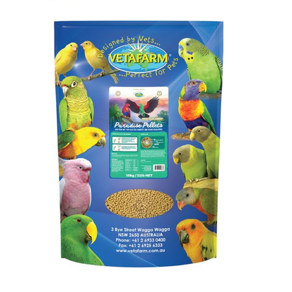 Vetafarm Paradise Pellets Food for Eclectus New Zealand Wilderness Woodend Online bird supplies